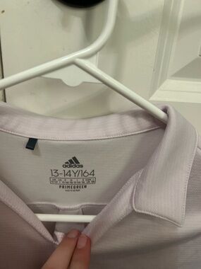 adidas Youth Lavender Polo Shirt